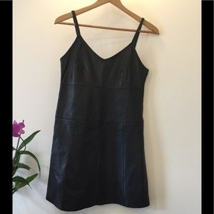 Vintage Italian Leather Dress